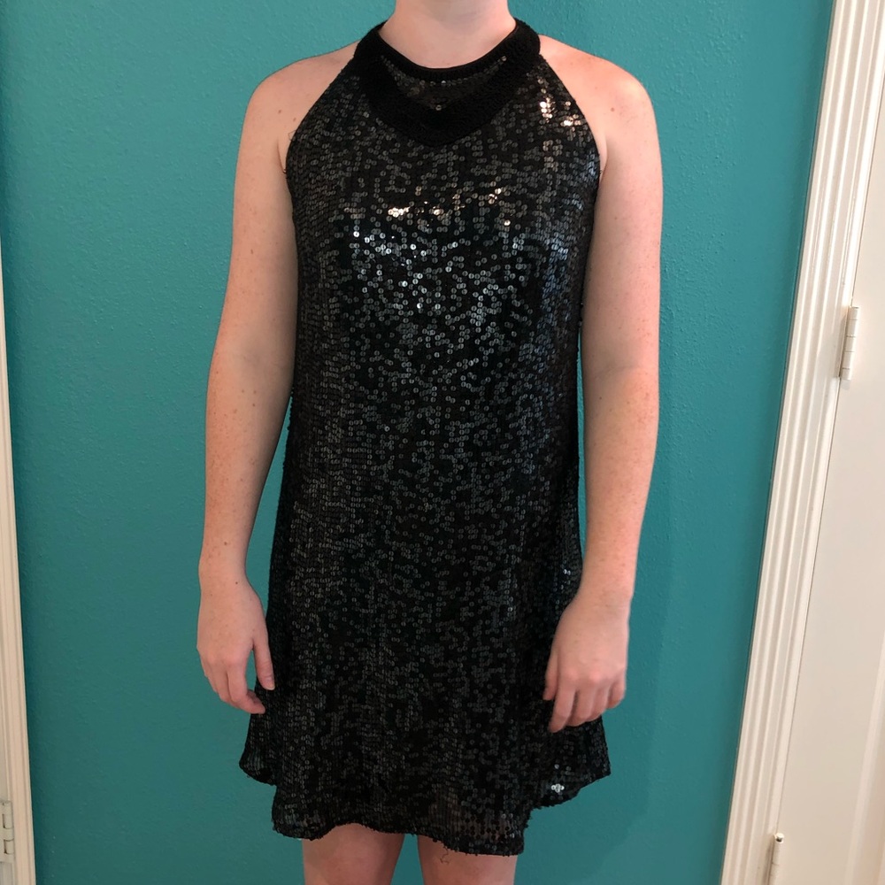 Black, sparkly Single Dress dress